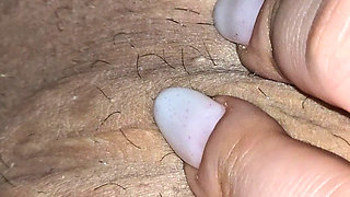 Step mom hand get closer to naked Indian step son big dick