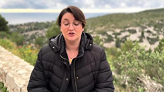 Nasty brunette pornstar with big boobs