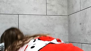 Blonde tight pussy babe solo toy fun in glamour masturbation