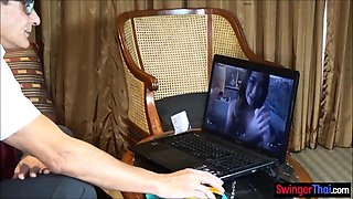 Cheating on his wife with a Thai amateur hooker beauty