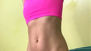 Amateur czech teen in her first toy induced orgasm