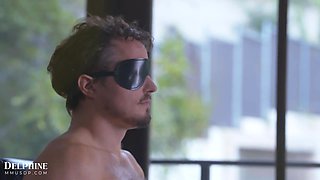 Horny Jane Wilde tells her man how to fuck her juicy pussy