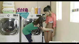 Milf 69 In The Laundry Room - Alana Cruise And Mya Mays