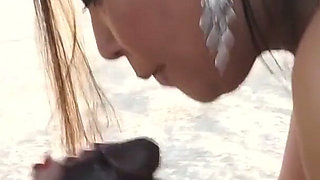 Naughty Swinger Slut Gets Her Outdoor BBC Fantasy in the Desert