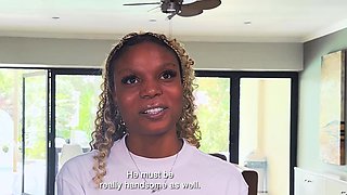 This EBONY TEEN left my place dripping