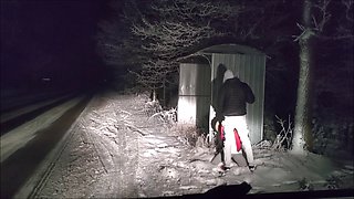 My husband039s friend fucks me as he drives me home
