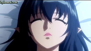 Hot anime girl with big tits