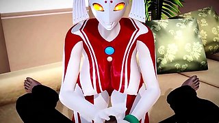 Ultrawoman Bearhug 3D Gameplay Animation