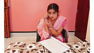 Beautiful Tution teacher fuck by Student's guardian hardcore rough sex, desi indian beautiful teacher tight pussy fuck.