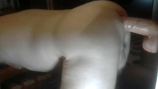Big Dildo Fucking My Wet Hole Deep