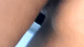 POV Fucking I Knelt the Brunette on the Kitchen Floor and Pounded Deep Until I Came!