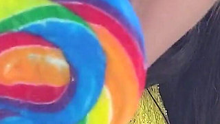 Sucking Lollipop for Diogo