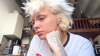 Smoking a Cigarette Lazy Coffee No Makeup