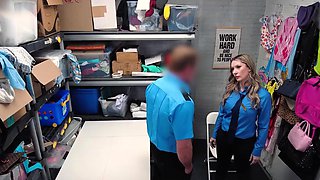 Guilty Security Guard Pleasures Coworker
