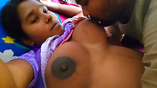 Desi Bhabhi Hot Boobs Sucking - Devar Sucks Pregnant Bhabhi's Big Nipples