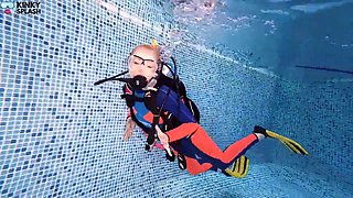 Lucy Laurens Underwater Lesbian Scuba Instructor POV Pussy Fuck Seduction