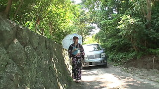 Japanese student 19 years on the way to university surprised by the fuck bus