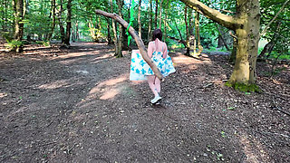 Anal Sex Outdoor Getting My Ass Fucked in the Woods