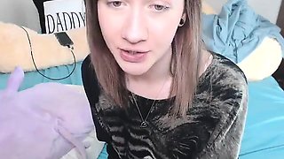 Beautiful amateur girl masturbation anal insertion