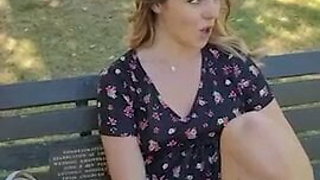 Outside park masturbate