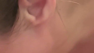 She Sucks His Fat Meat and Gags on His Huge Cum Load!