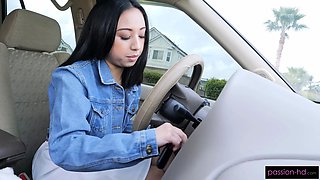 Big Cock Rescues Liora Vane After Car Breakdown