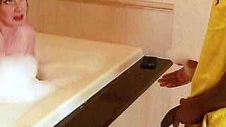 Tub-side Guest Services Towel and Dick Delivery