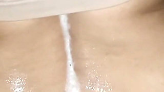 Muslim Woman Taking Bath in Depraved Indian Bathroom