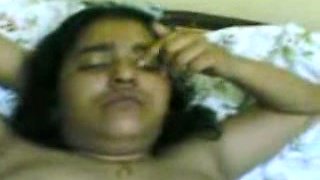 Pleasing my milfie Indian wife by rubbing her clitoris