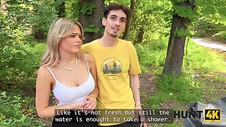 HUNT4K Beautiful Big Tits Blonde Picked Up for POV Sex with Stranger