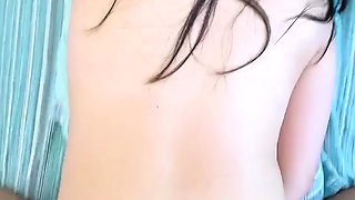 Cute amateur brunette gives pov blowjob and fuck