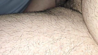 Step Son dick in erection get a handjob from step mom hand