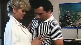Amber Lynn, John Leslie in amazing retro sex video with