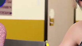 Being a Dik 28 - Busty Stripper MILF Gives Me a Blowjob While Pole Dancing