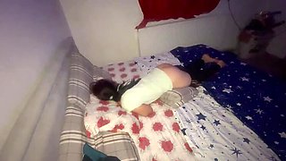 Stepdaughter Cleo Submissive Face Fuck and Cum in Mouth POV