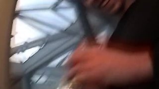 French Domina with Strapon Fucks Horny Slut in Bath