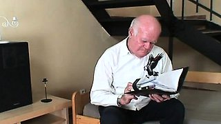 lucky day for horny grandpa