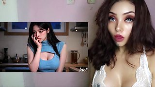 Buxomy Korean woman attempting out a immense schlong - Generated by "Idol" Channel