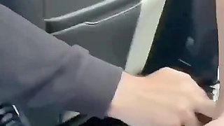 Wife Pays Taxi with a Blowjob. Taxi Driver Ejaculates in the Mouth While the Husband Watches. Wife Flash and Seduce in a Taxi