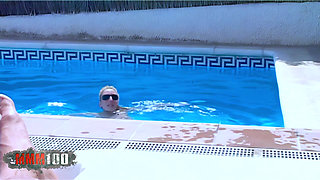 Starla-candy Beautiful French Blonde Starla Candy Sucks Mike Angelo's Cock