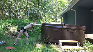 Peeing by the Tub