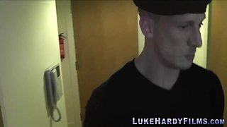 Buxomy british in spandex gets rectally banged (Luke Hardy)