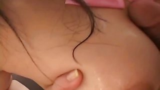 Teen cutie Ren Kikukawa in a school uniform sucking dick