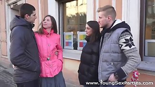 two russian girls, foxi di and ananta shakti, swap boyfriends