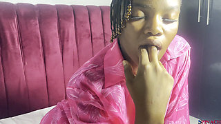 Cute Chocolate Teen First Time Anal Dildo