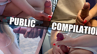 Public Compilation - Having Fun Wherever She Wants!