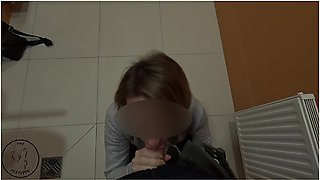 I Fuck A Young Student For Money In A Public Toilet