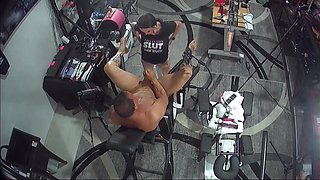 Strap on Stories - Daily Pegging Day 101 Overhead View - Fuck His Butt with Toys & a Lollipop