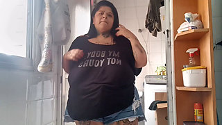 Curvy BBW in a Bold Moment Confidence, Curves & Smoke