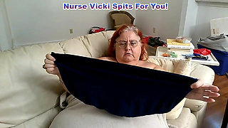 Nurse Vicki Pretends to Spit on You!